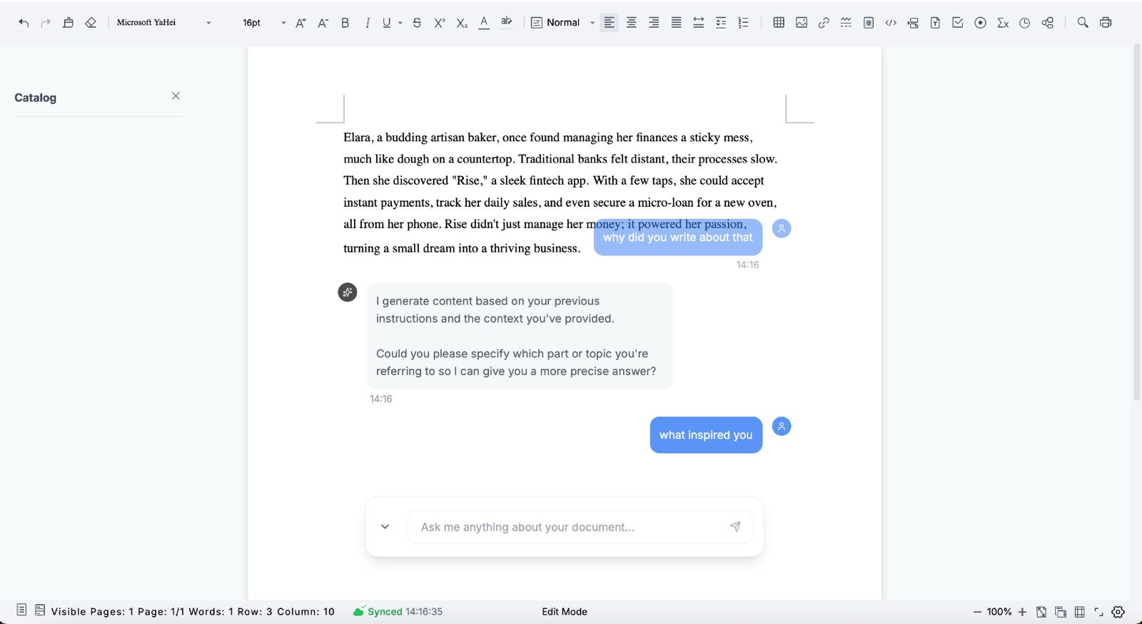 Antinium AI Canvas Editor Interface